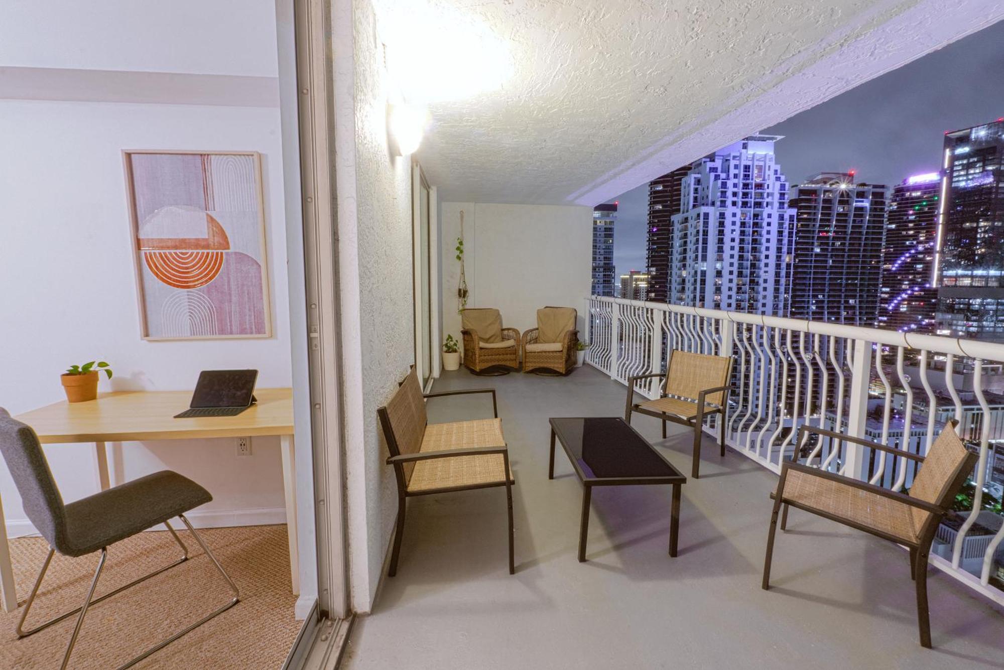 4 Bed Full Condo In Miami With Skyline & Sea View Exterior foto
